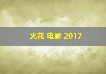 火花 电影 2017